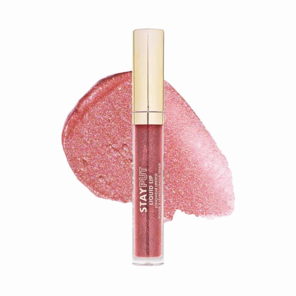 MILANI Stay Put Liquid Lip Shimmer Lipstick in Chin Chin